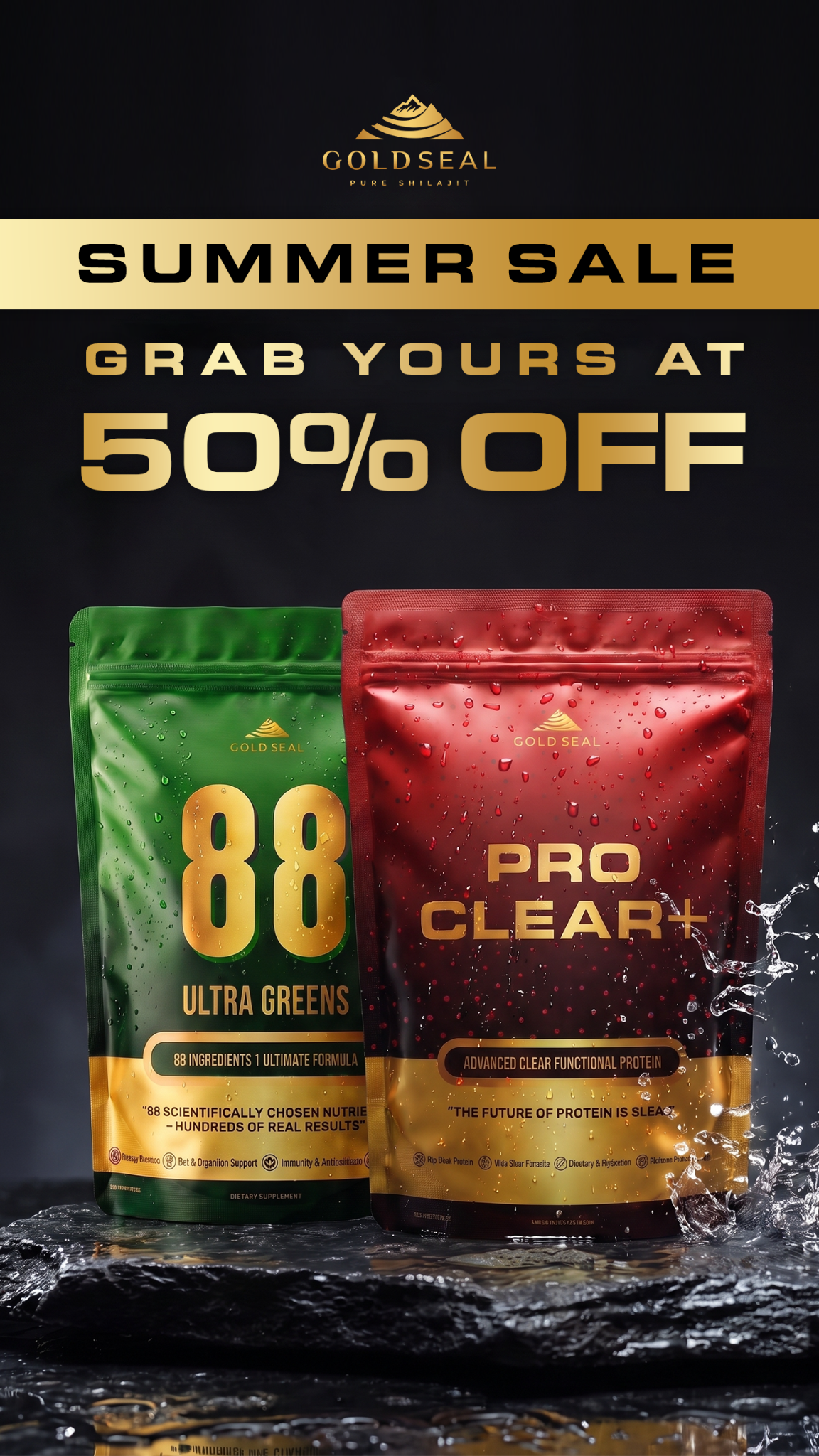 Gold Seal Shilajit Facebook ad