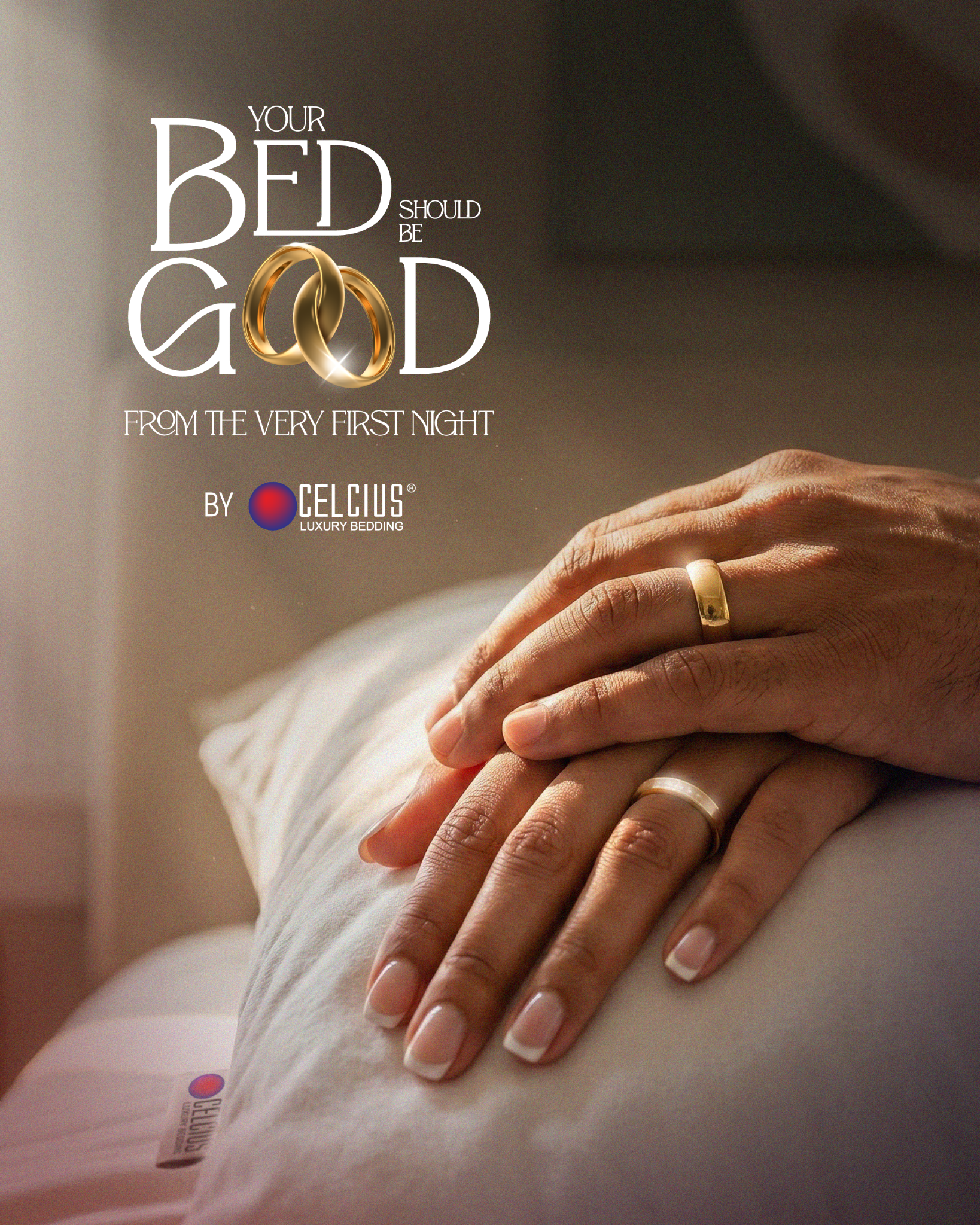 Celcius Luxury Bedding Facebook ad
