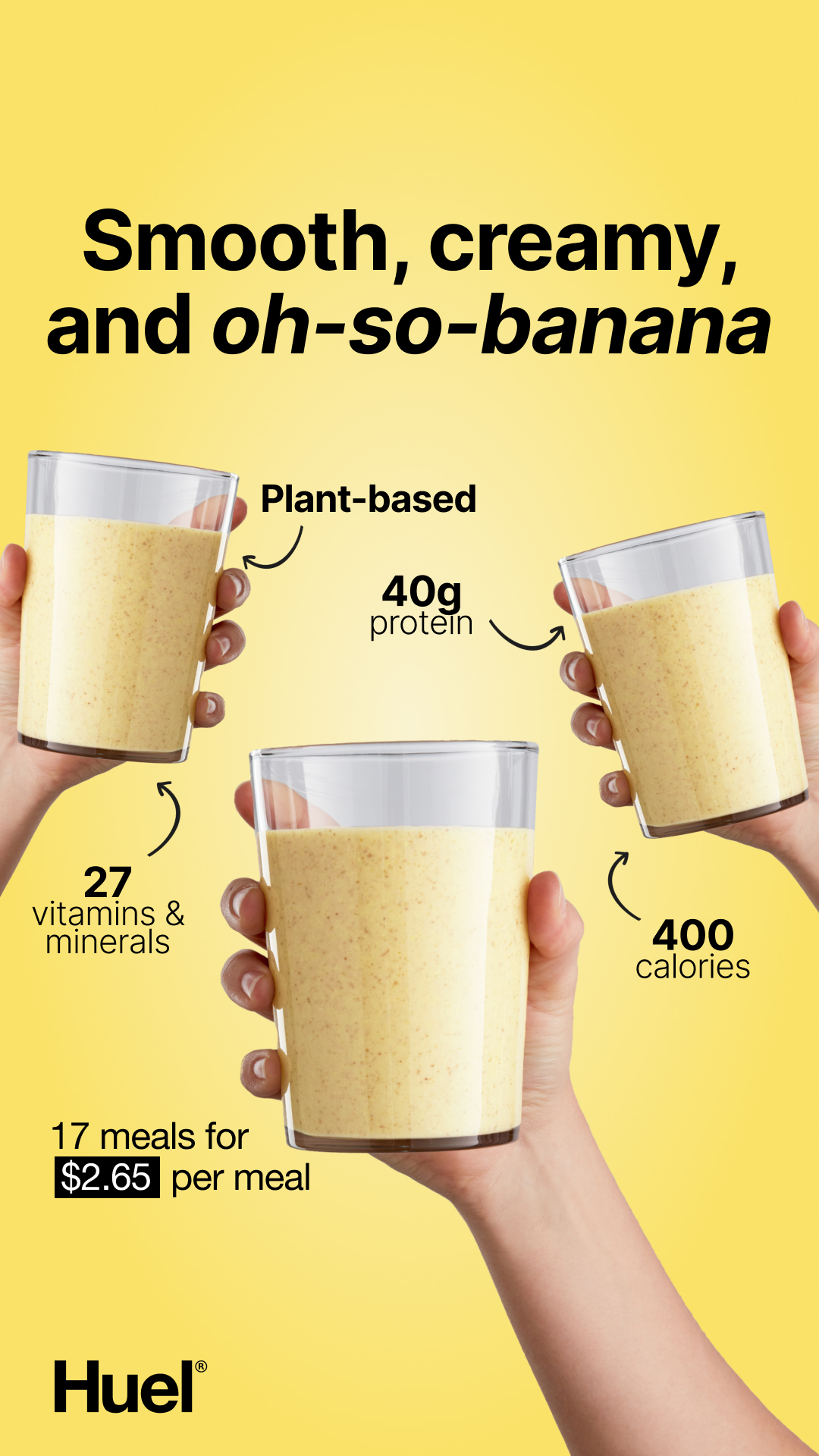Huel Facebook ad