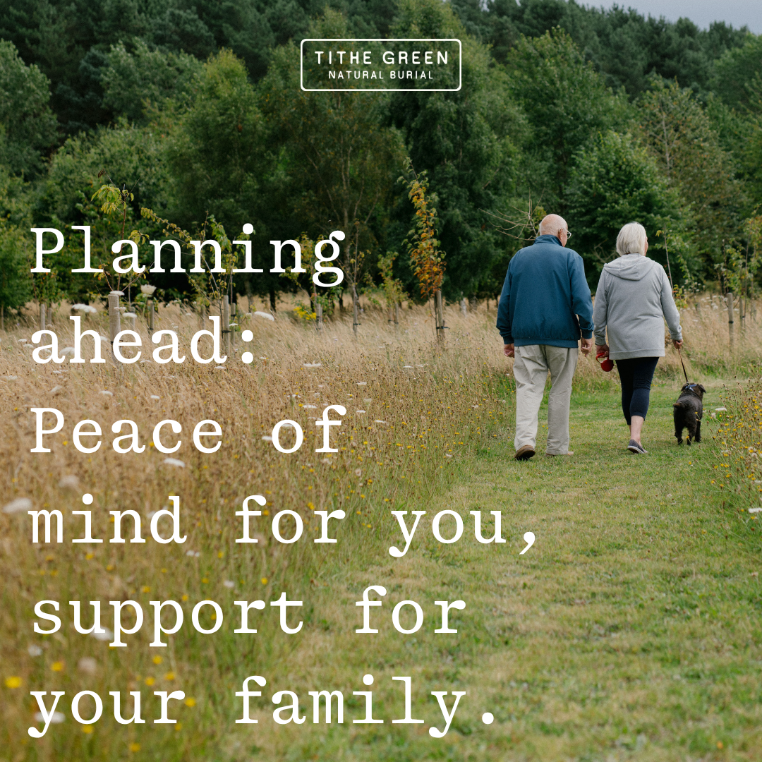 Tithe Green Natural Burial Facebook ad from Jun 22, 2026