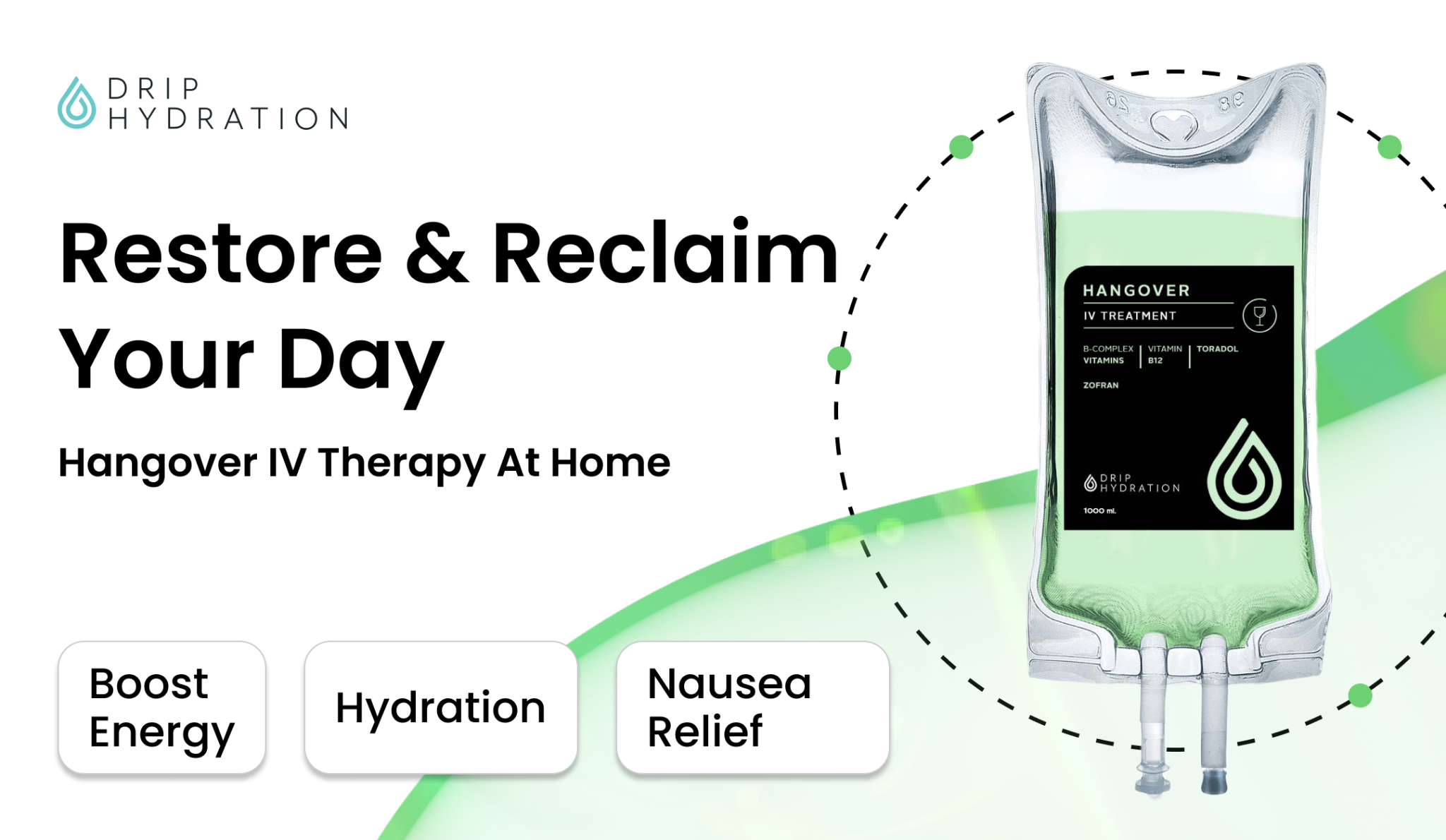 Drip Hydration Facebook ad