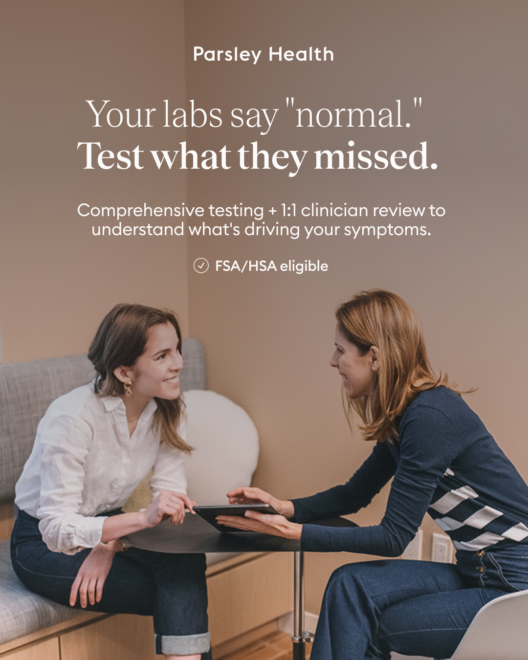 Parsley Health - Root Cause Medicine Facebook ad