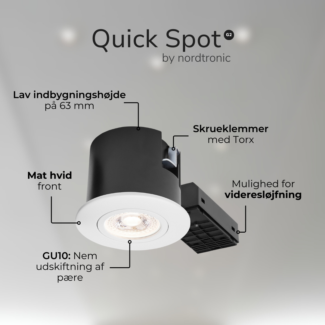 WATTOO.DK Facebook ad: Quick Spot G2 by Nordtronic