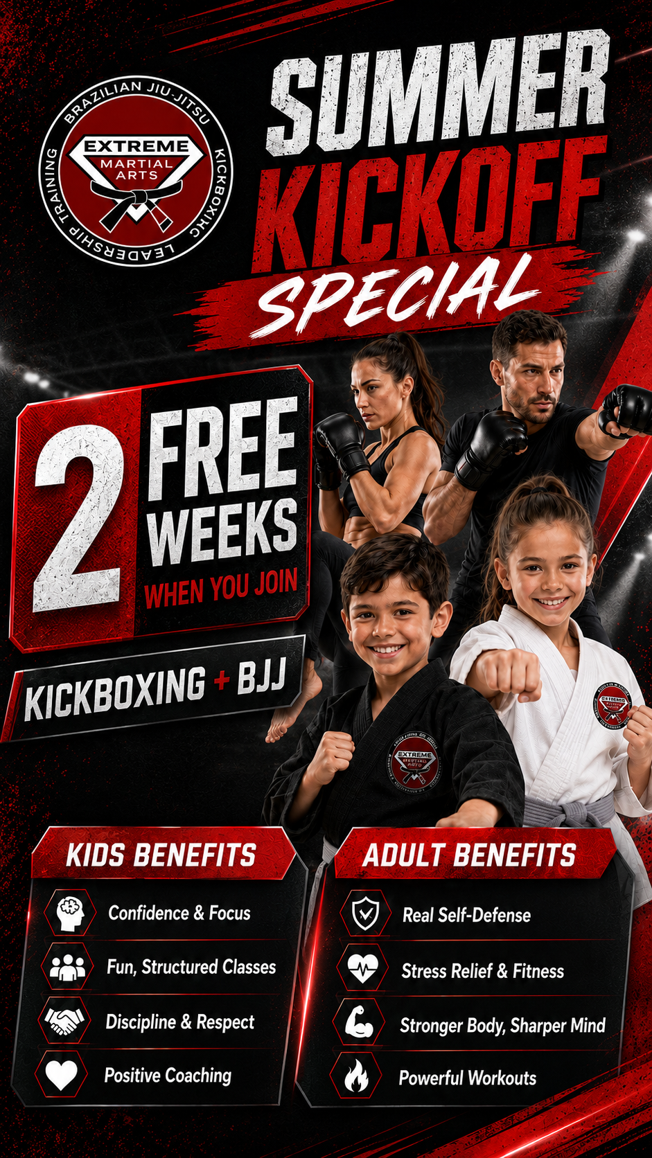 Extreme Martial Arts New Braunfels Facebook ad