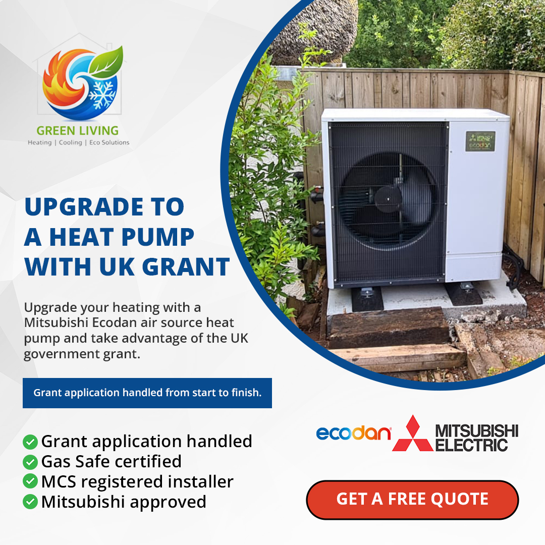 Heat Pump Plumbing and Heating Facebook ad: Free Heat Pump Quote