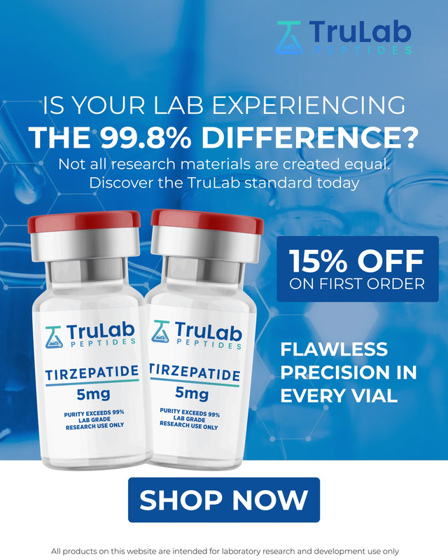 Trulabpeptides Facebook ad from Jun 23, 2026