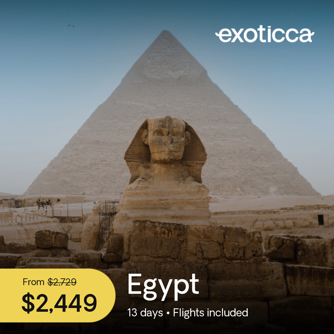 Exoticca Facebook ad: Early-bird deals: Book today!
