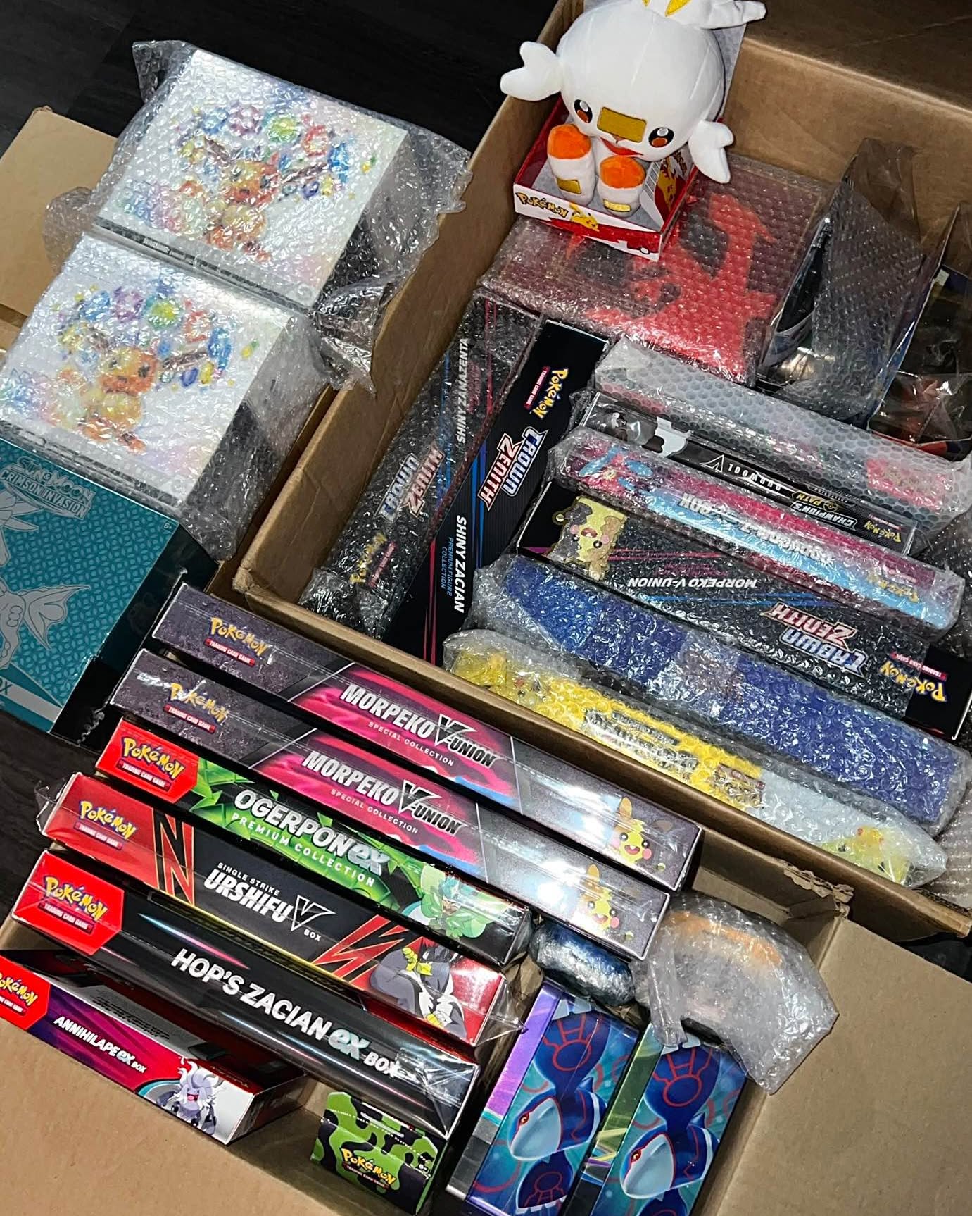 Jacob Brousseau Facebook ad: POKÉMON MYSTERY BOX
