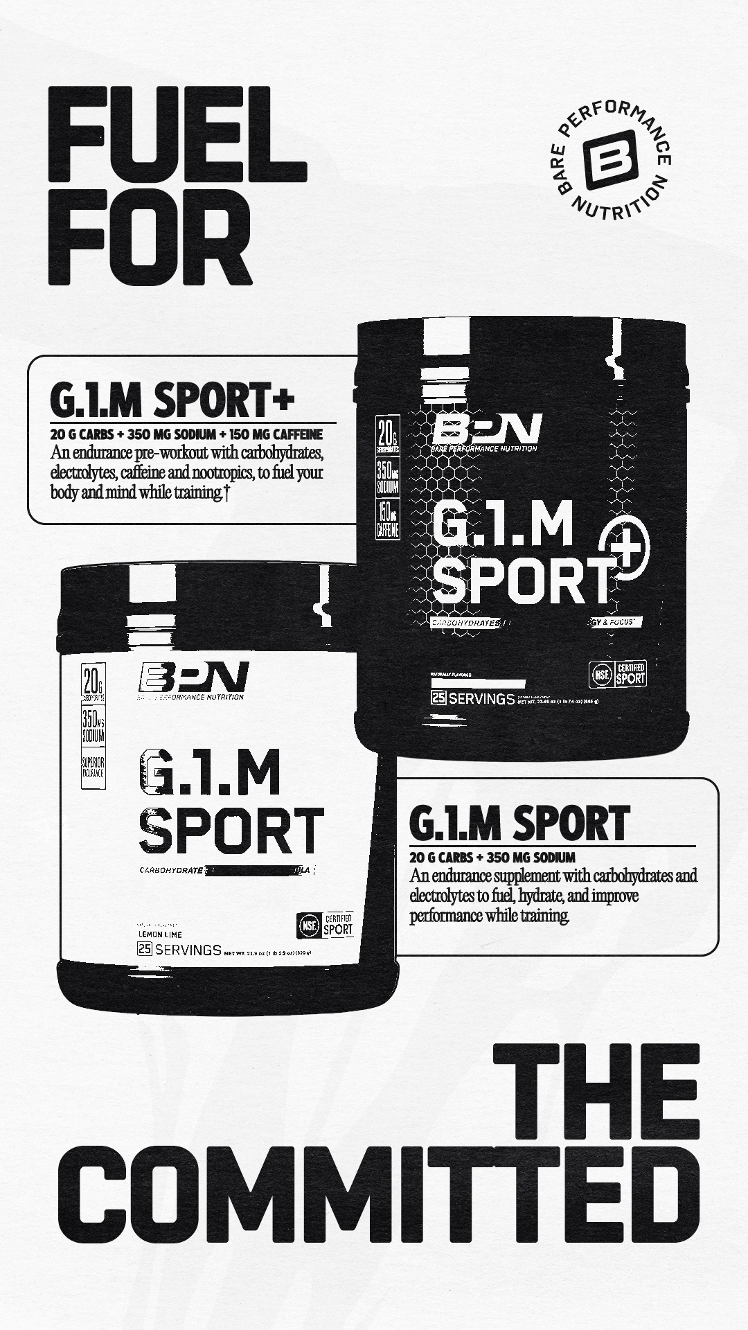 Bare Performance Nutrition Facebook ad