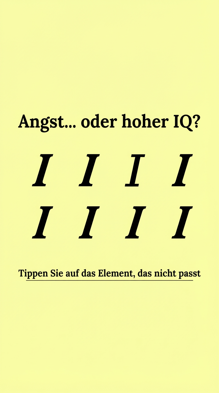 International IQ test Facebook ad