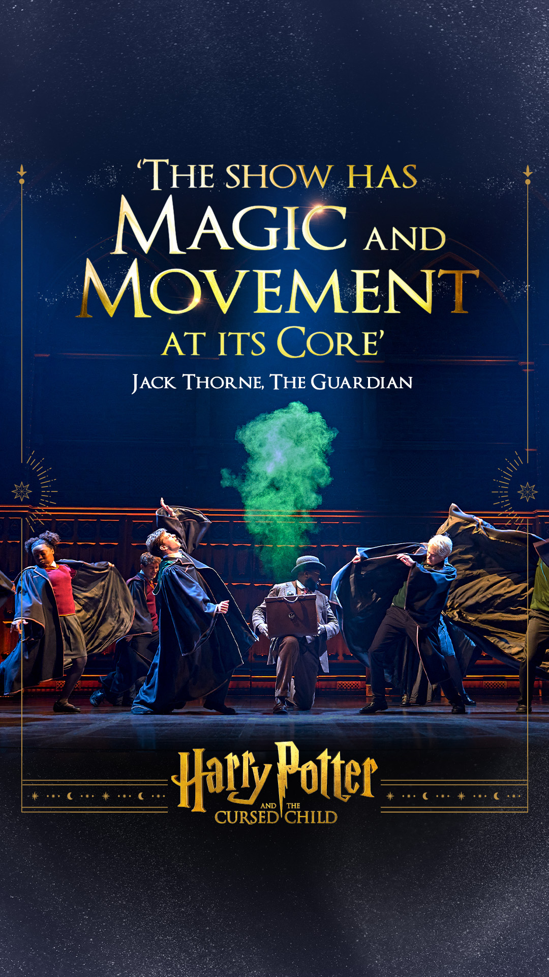 Harry Potter and the Cursed Child Facebook ad from Jan 13, 2026