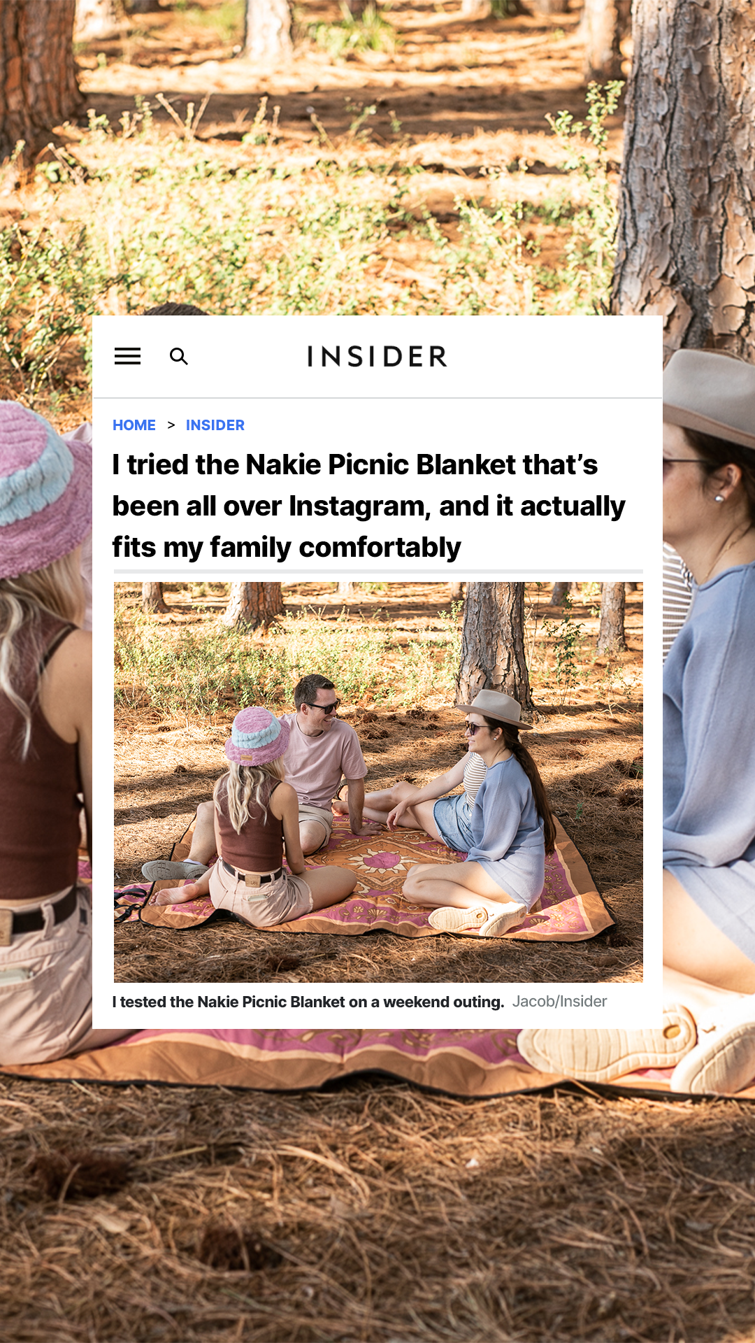 Nakie Facebook ad