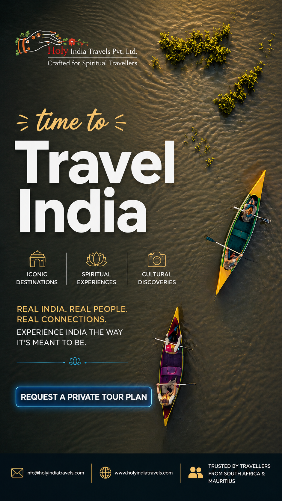 Holy India Travels Pvt. Ltd. Facebook ad from Jun 4, 2026