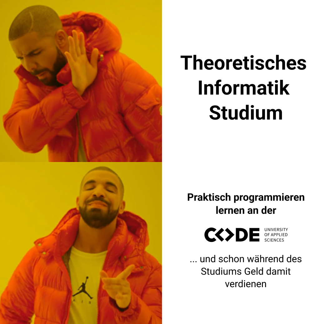 CODE University of Applied Sciences Facebook ad