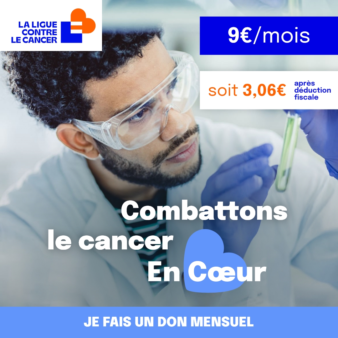 La Ligue contre le cancer Facebook ad