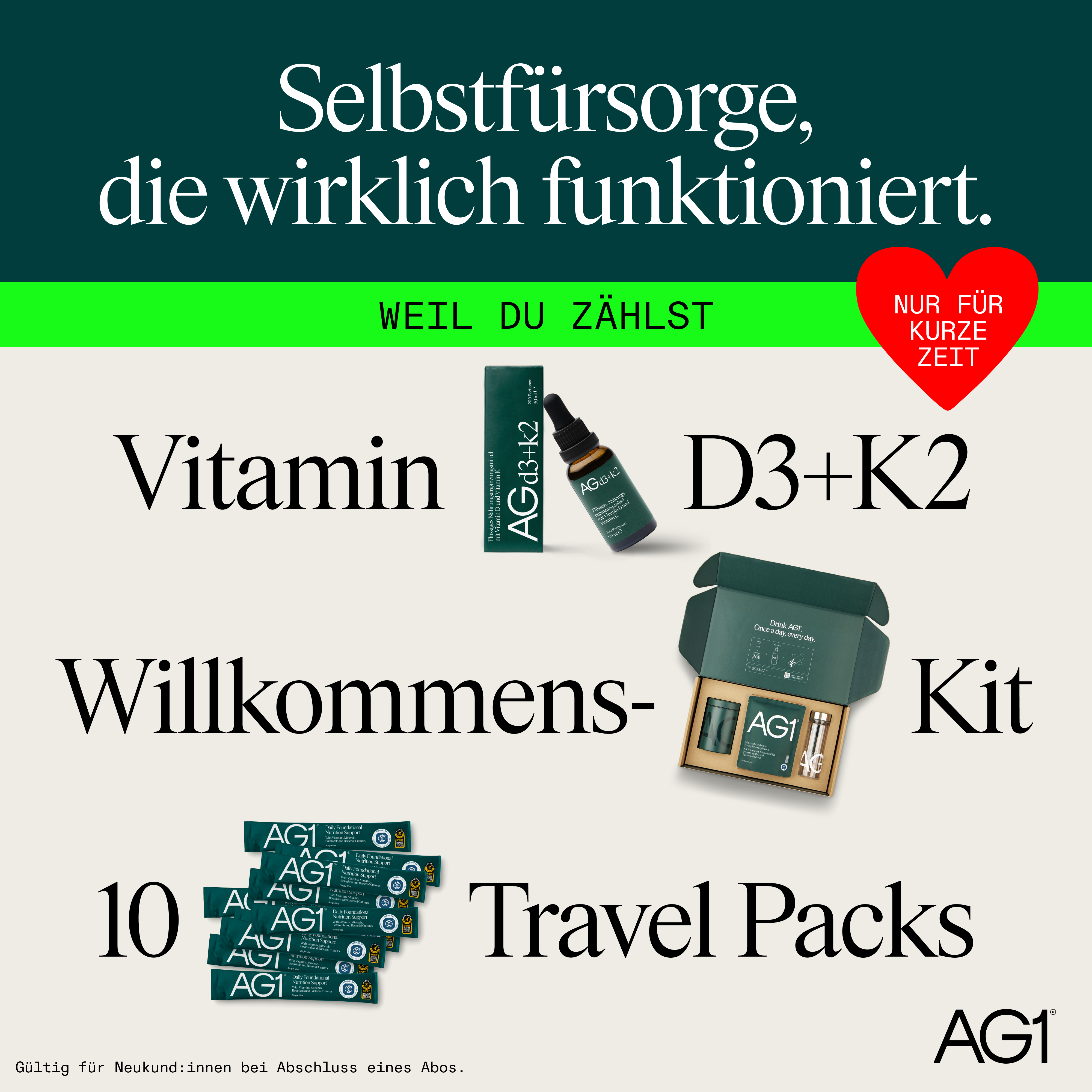 AG1 Deutschland Facebook ad