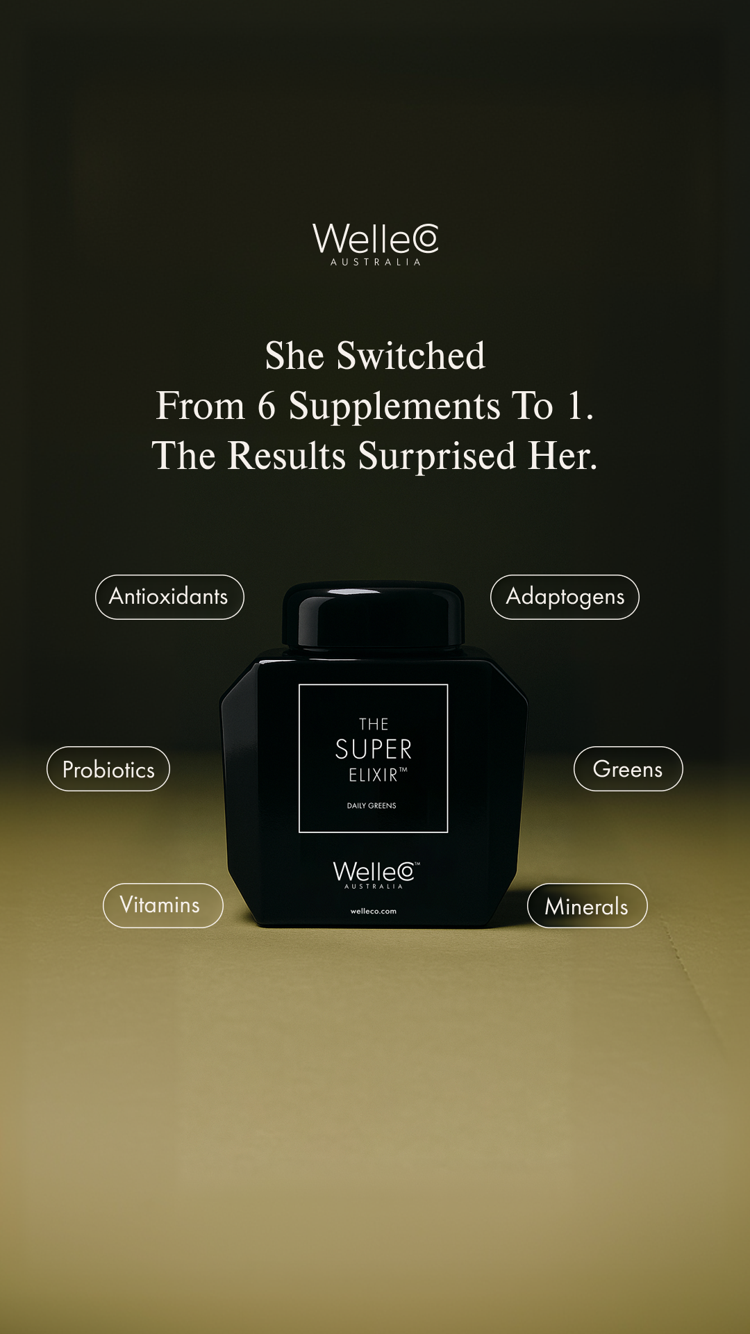 WelleCo Facebook ad