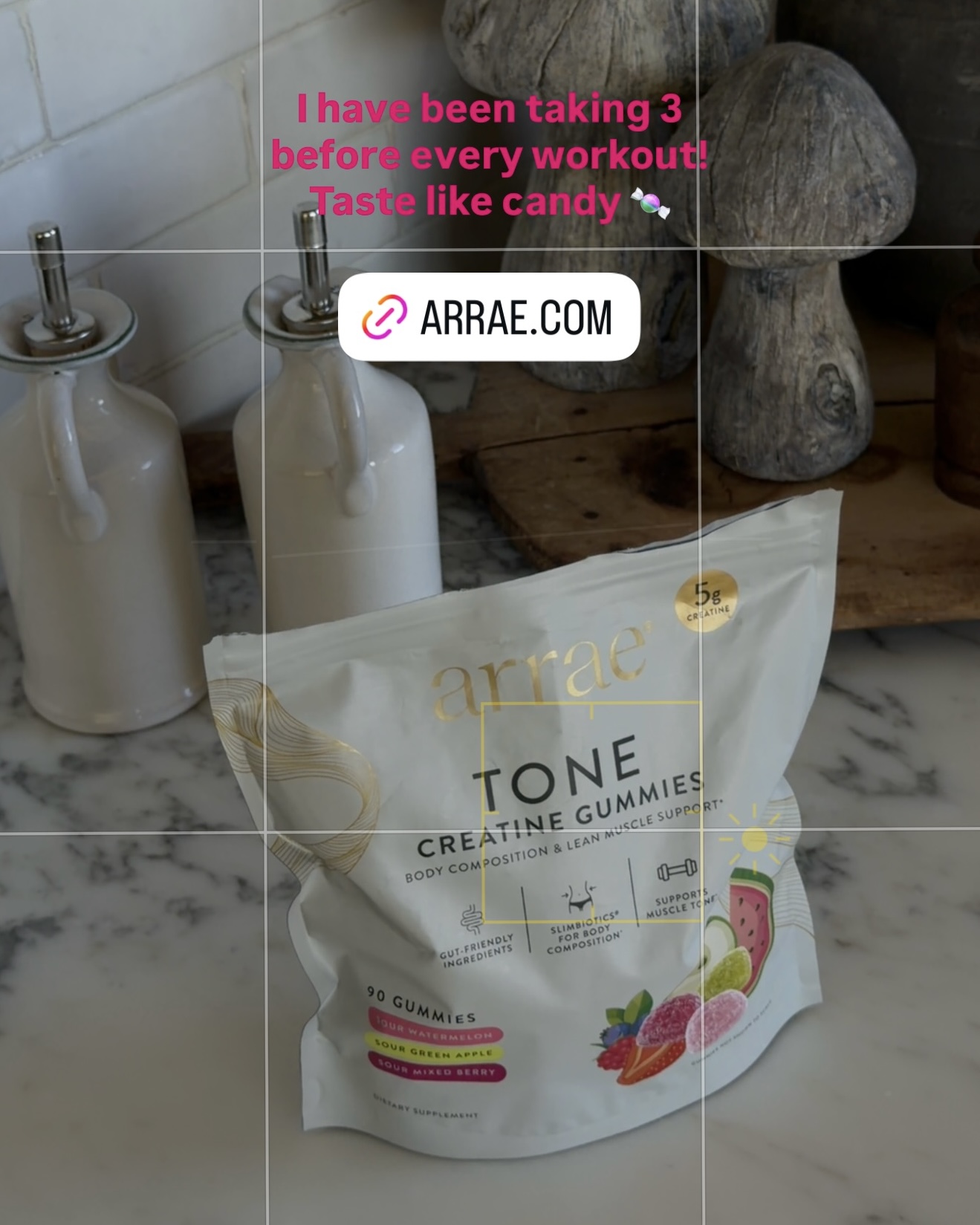 Arrae Facebook ad: The Sour Way to Sculpt
