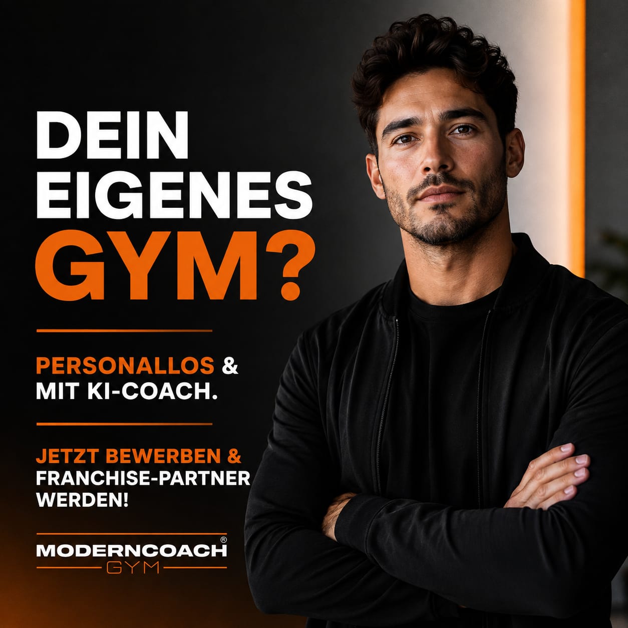 Moderncoach Gym Facebook ad: Jetzt mehr erfahren →