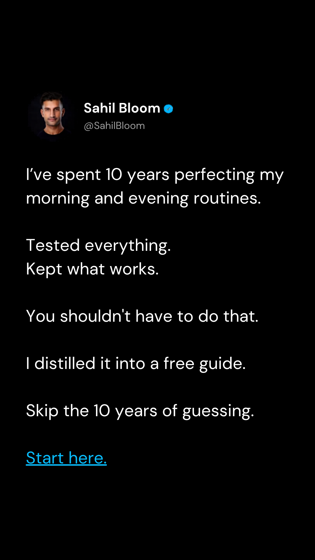 Sahil Bloom Facebook ad