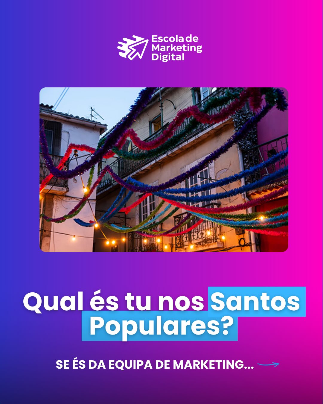 Escola de Marketing Digital Portugal Facebook ad