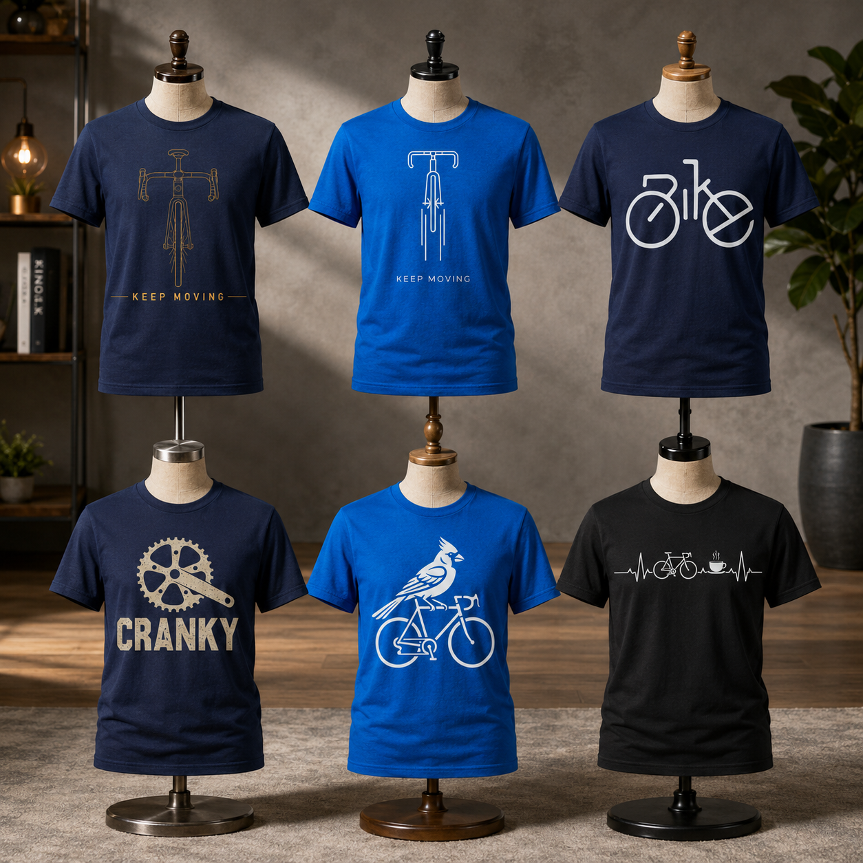 Grid Rider Facebook ad: Keep Moving Premium T-Shirt