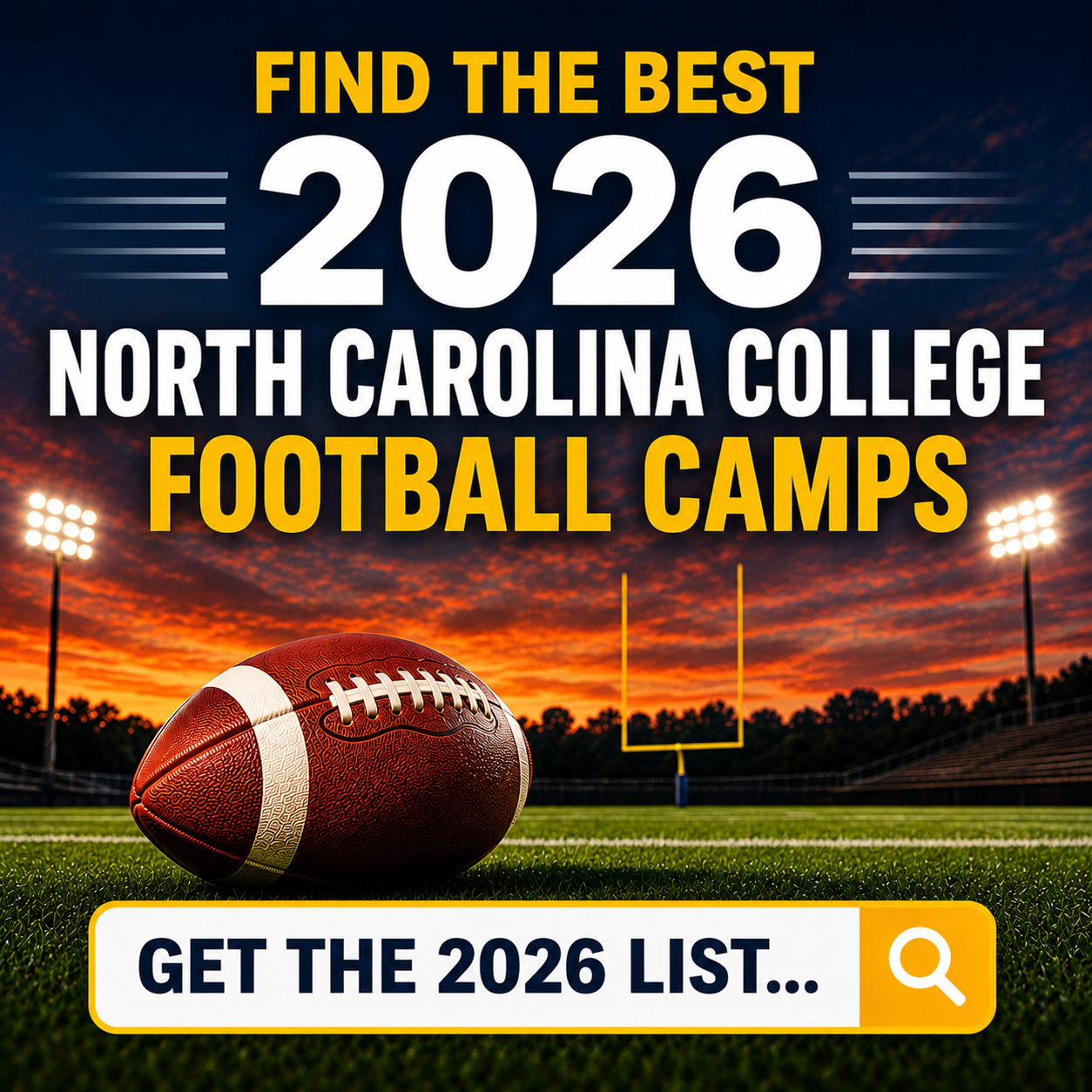 Aaron Weathers Facebook ad: North Carolina College Football Camps Full List
