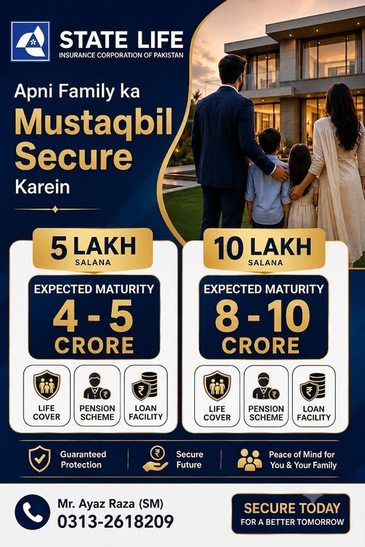 STATE LIFE karachi Facebook ad from Aug 2, 2026