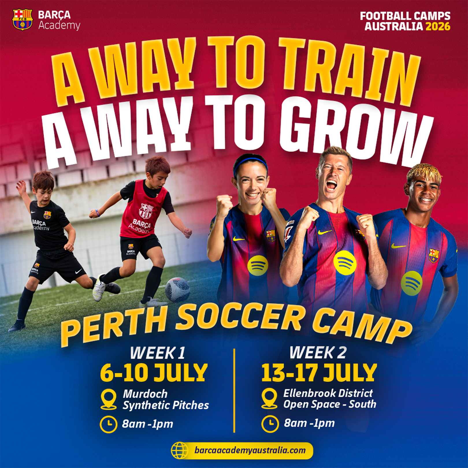 Barça Academy Australia & New Zealand Facebook ad