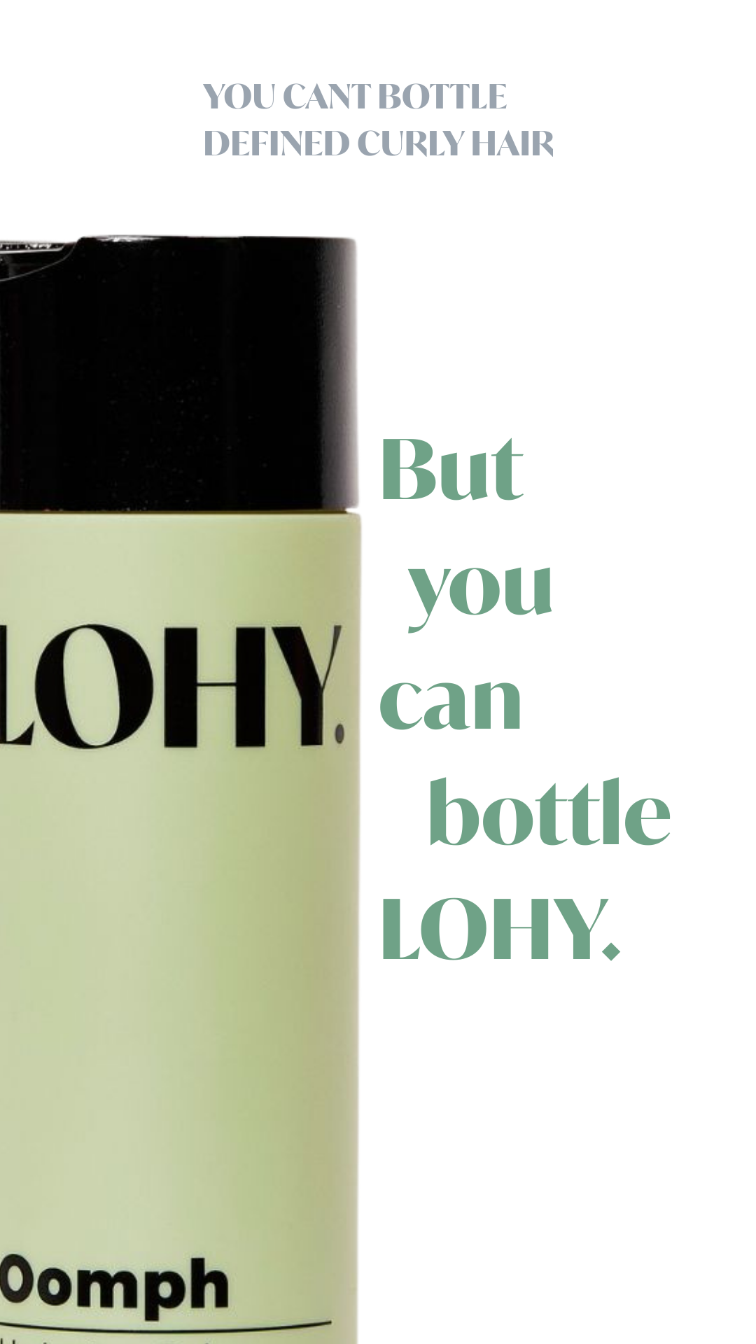 LOHY. Curls Facebook ad