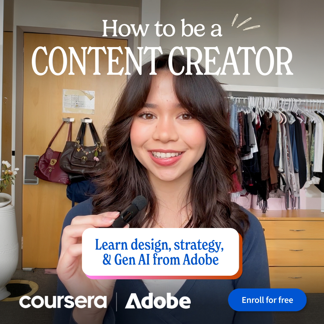 Coursera Facebook ad