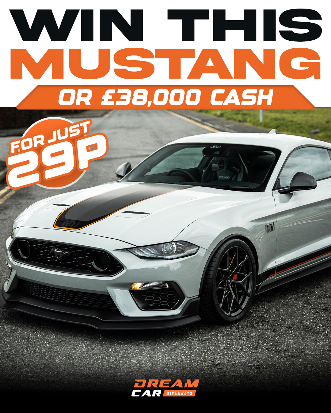 Dream Car Giveaways Facebook ad