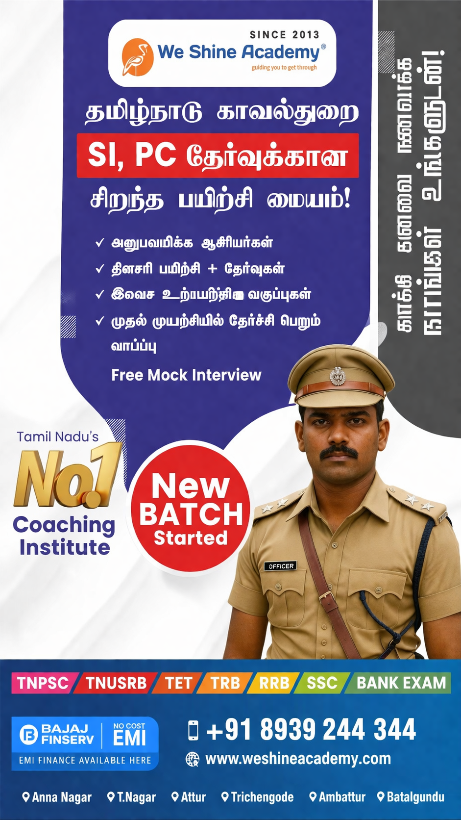 We Shine Academy Facebook ad from Apr 9, 2026