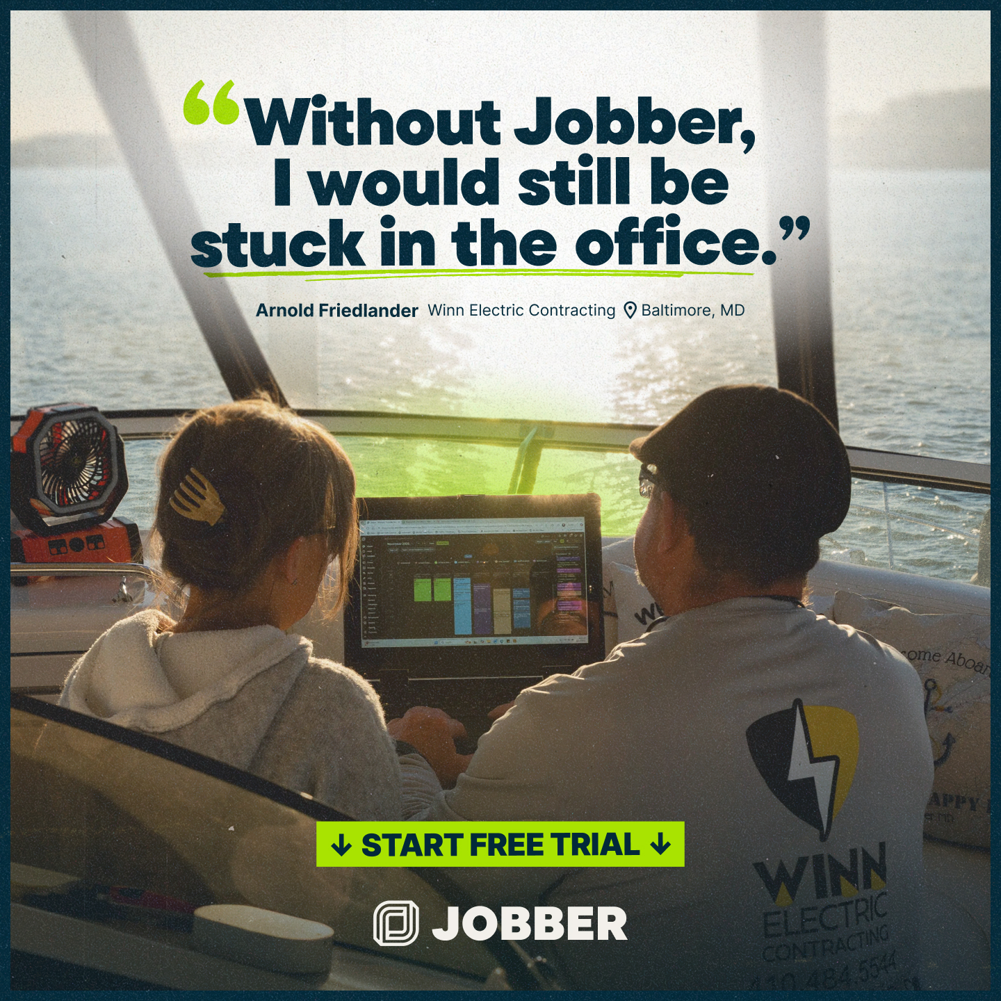 Jobber Facebook ad