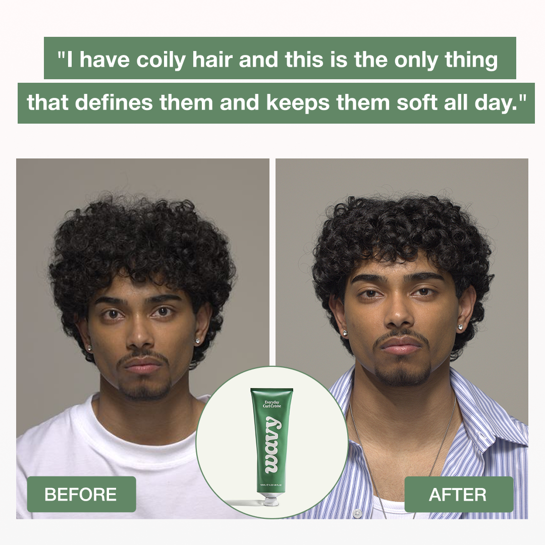 FeelWavy Facebook ad: The Curl Crème Men Swear By