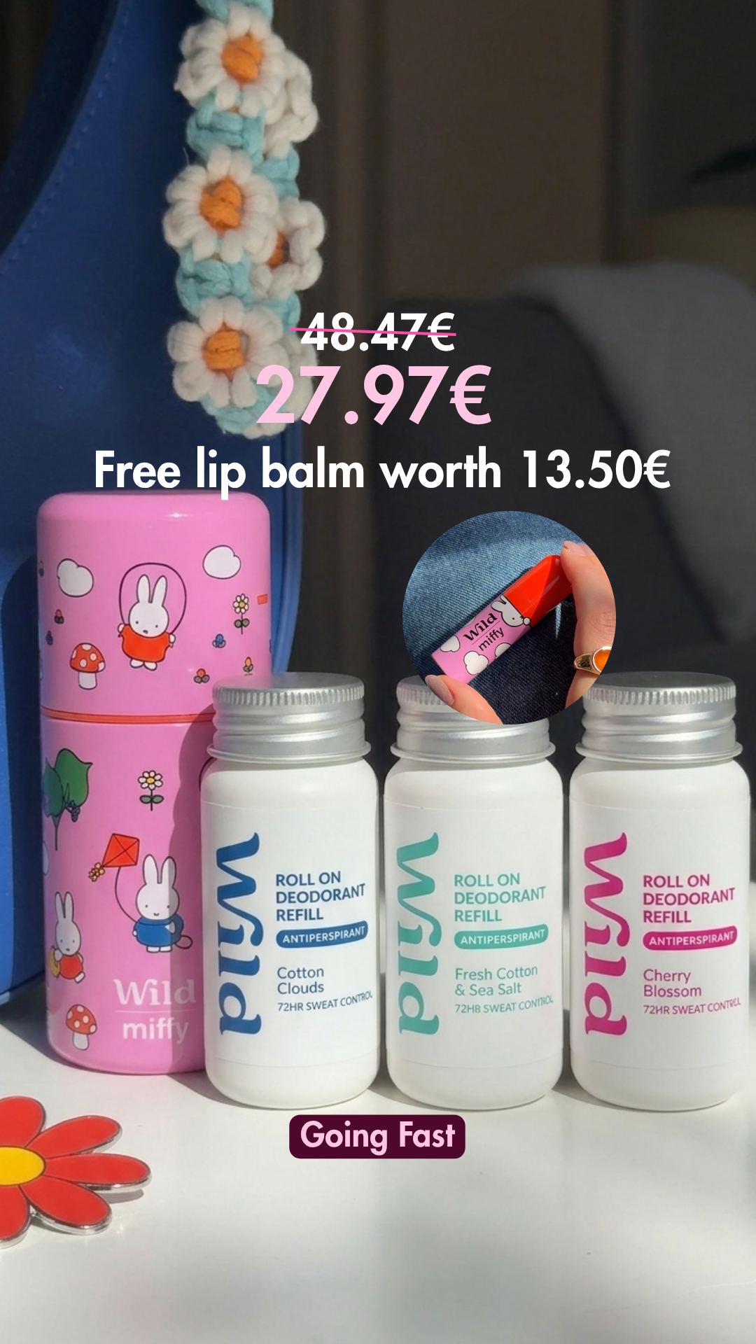 Wild Facebook ad: Free Lip Balm with Miffy