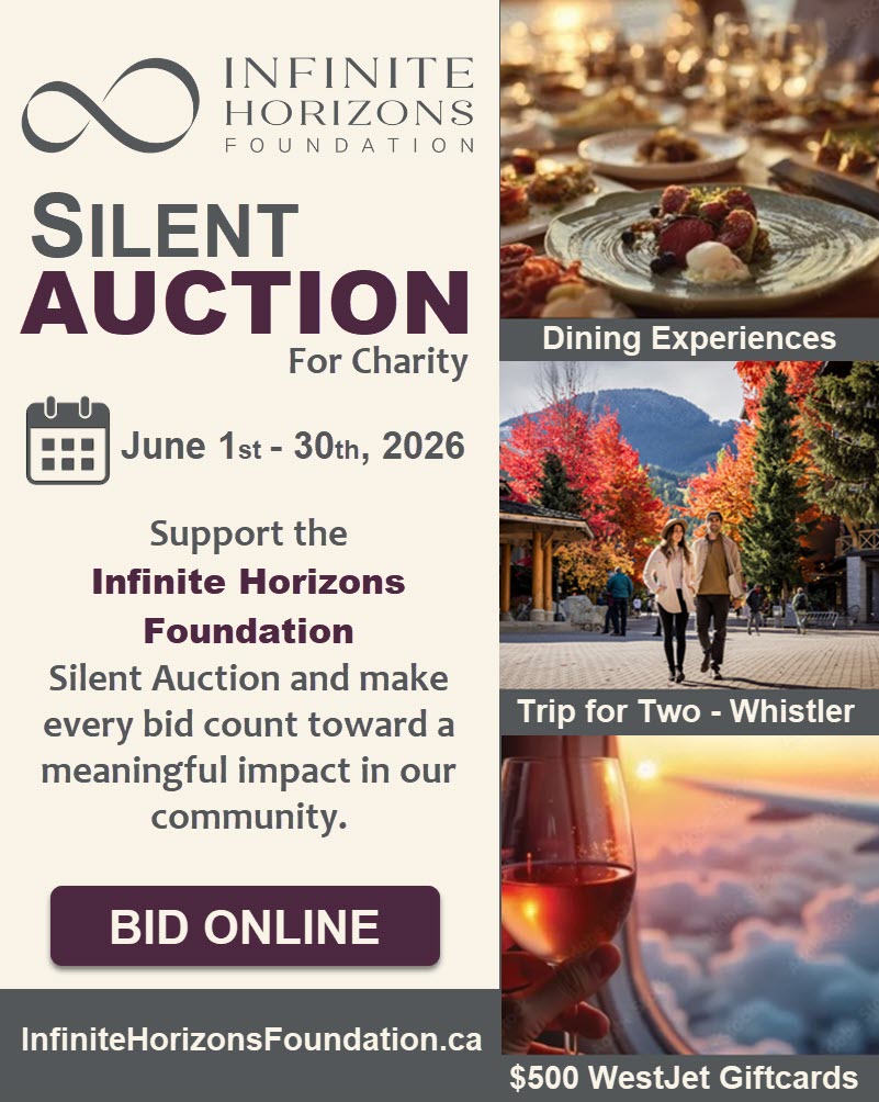 Infinite Horizons Foundation Facebook ad: The Infinite Table: Uncorked | Powered by Givergy