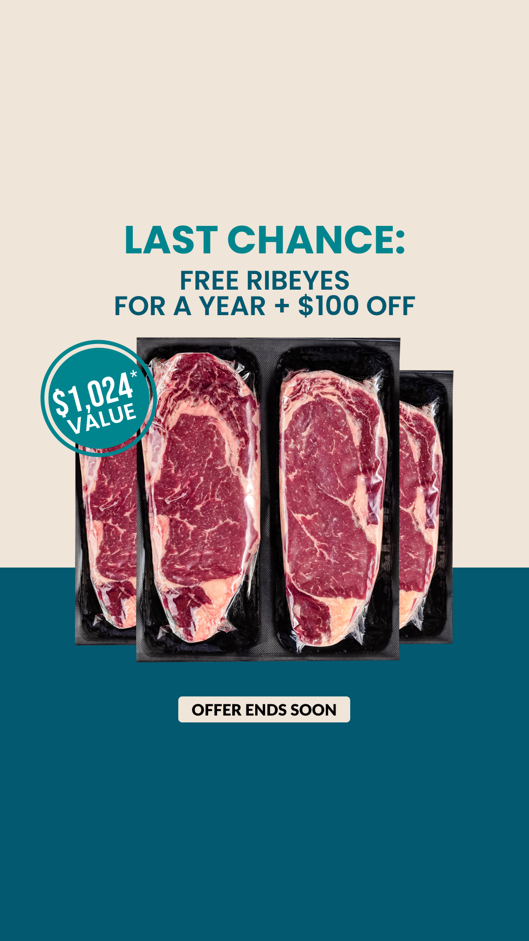 ButcherBox Facebook ad