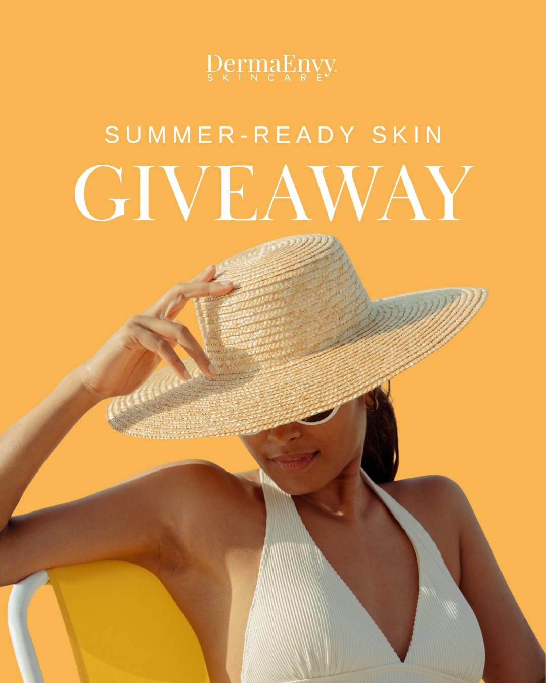 DermaEnvy Skincare Facebook ad: SUMMER-READY SKIN GIVEAWAY!