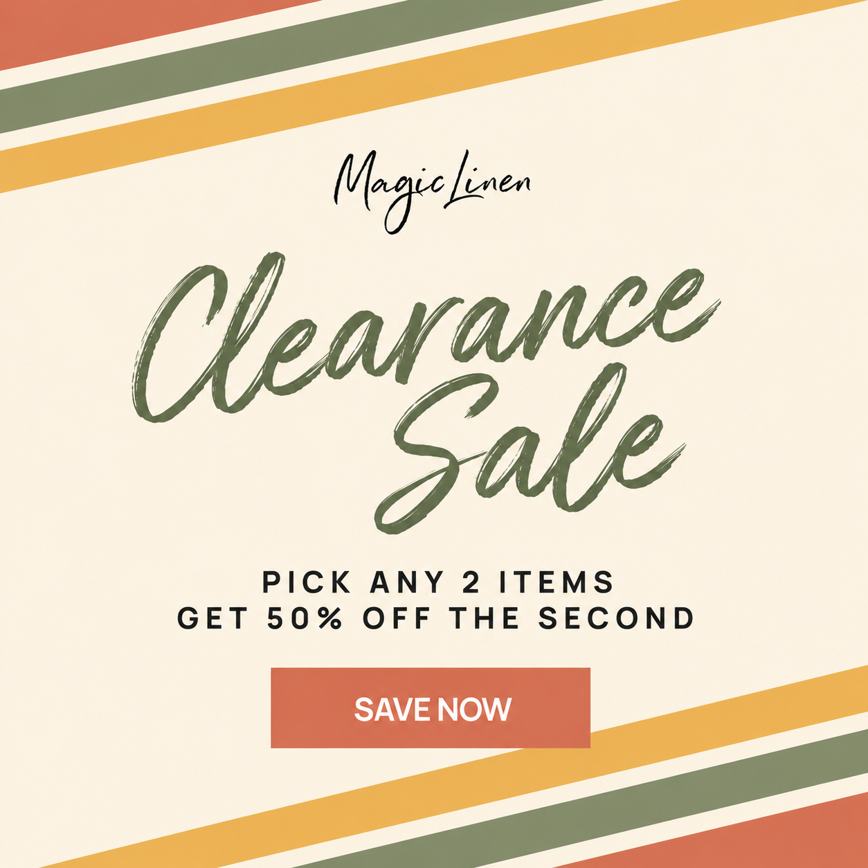 MagicLinen Facebook ad