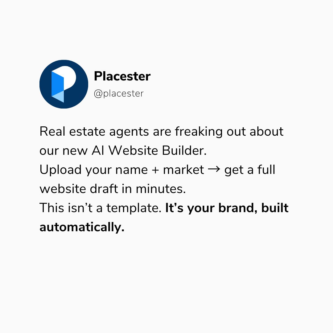 Placester Facebook ad