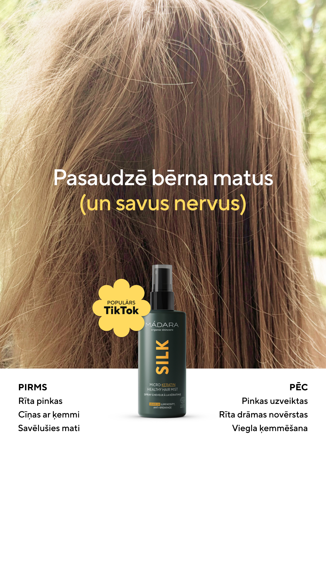 Mádara Organic Skincare Facebook ad