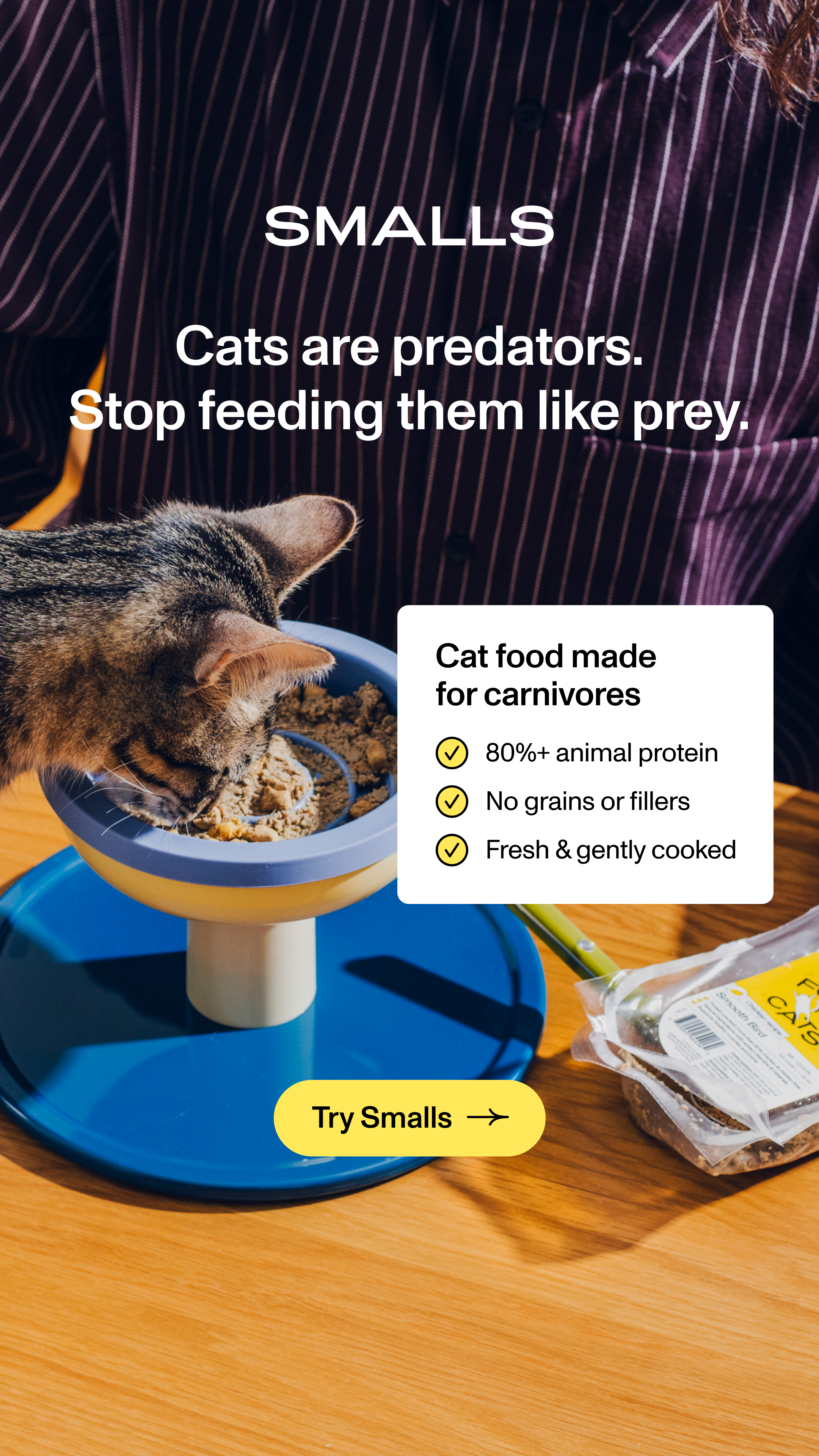 Smalls Facebook ad