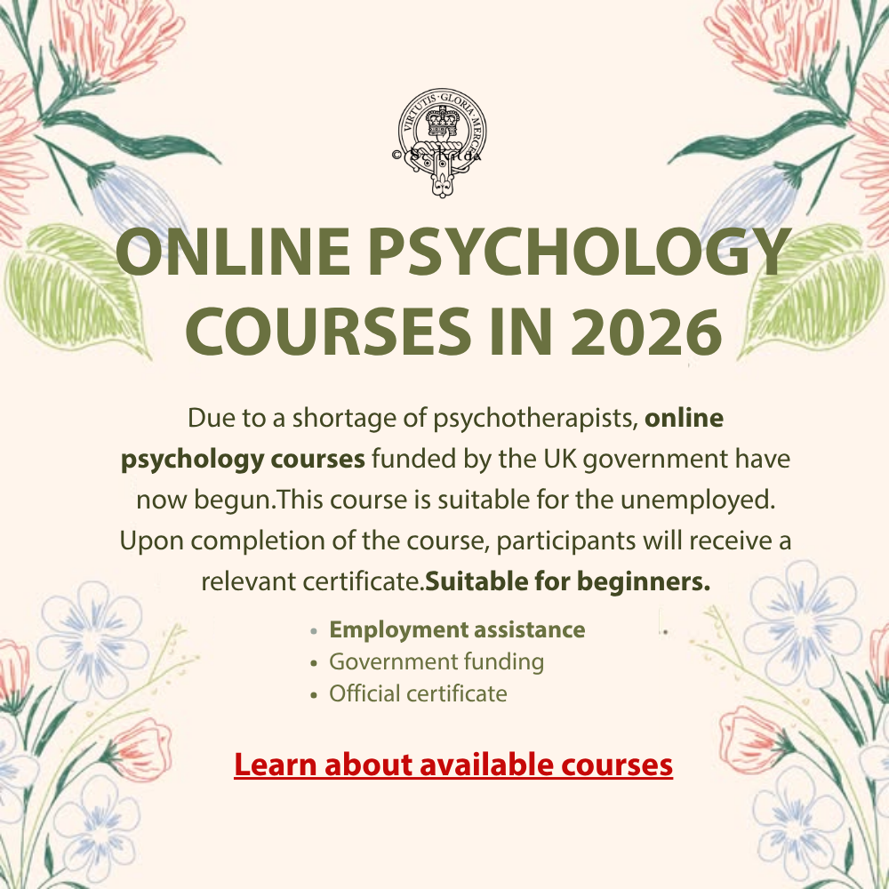 Online Certification Training Facebook ad: Online Psychology Course