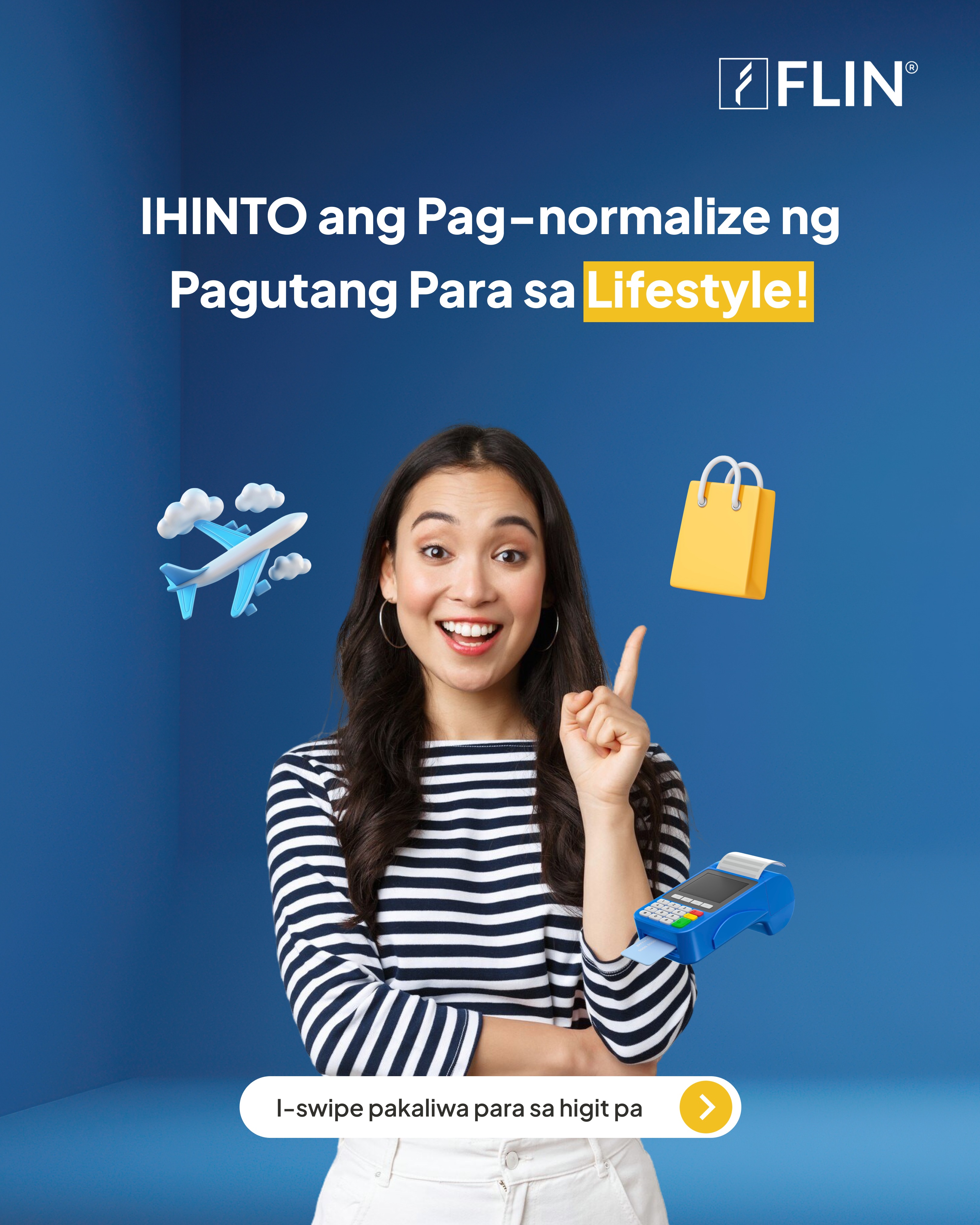 FLIN Philippines Facebook ad: Hindi masama ang mag-enjoy sa buhay.