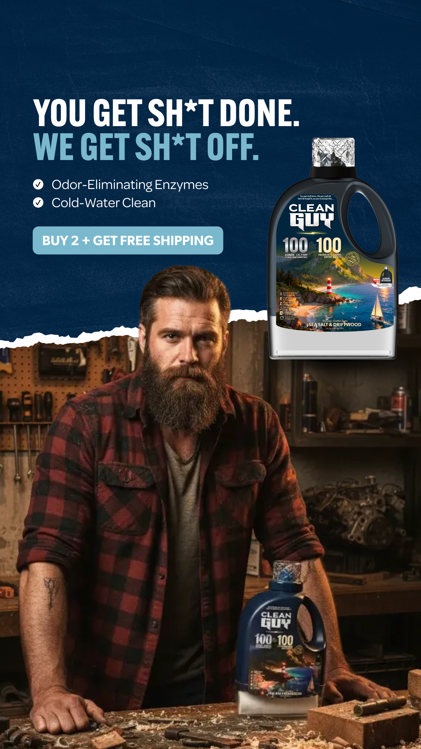 Clean Guy Facebook ad