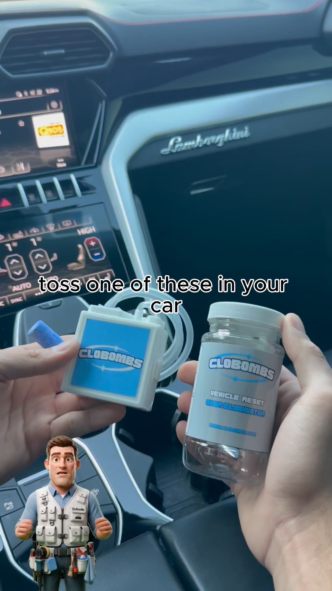CloBombs - #1 Odor Eliminator in Market Facebook ad: Like you never even smoked in it.