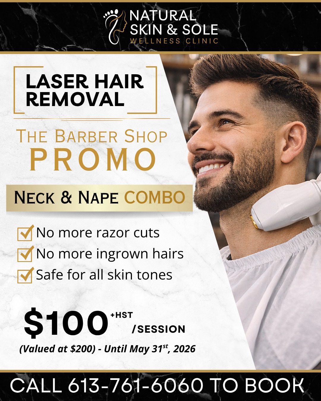 Natural Skin & Sole Wellness Clinic Facebook ad