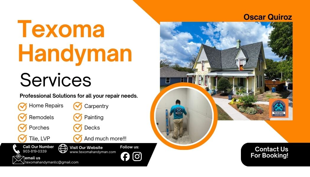 Texoma Handyman LLC Facebook ad: From renovations to remodels, Texoma Handyman delivers…