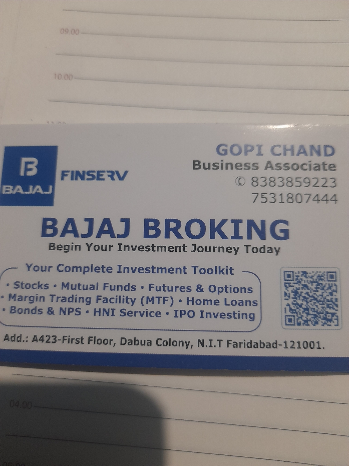 Financial Services Facebook ad